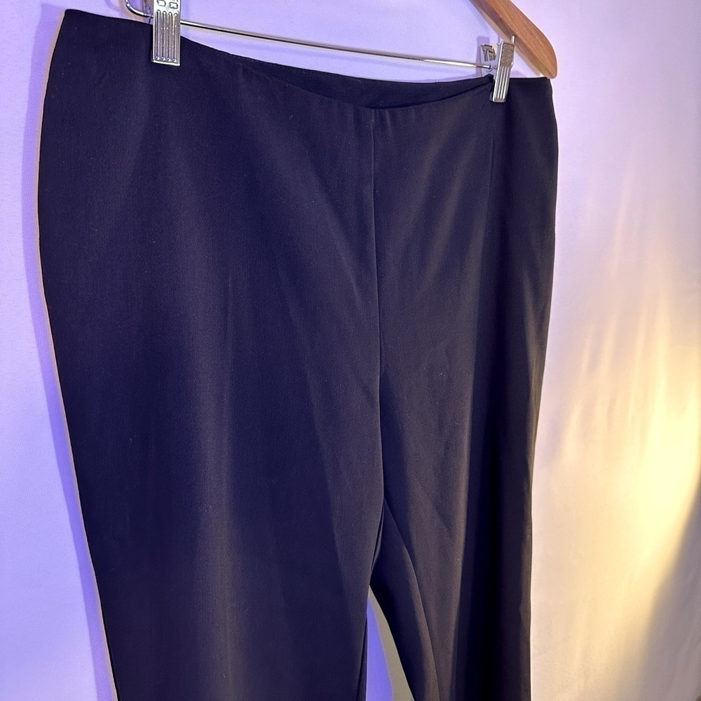 Neiman Marcus Black Career Business Workwear Dress Pants Trousers Side Zipper 10